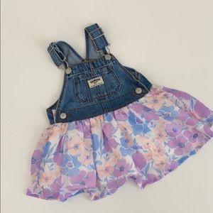 *4 for $20* OshKosh B’gosh Denim and Floral Jumper